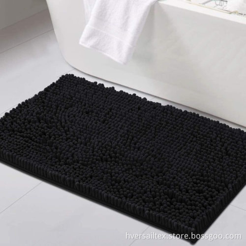 Upgraded Extra Soft Absorbent Chenille Plush Bath Rug